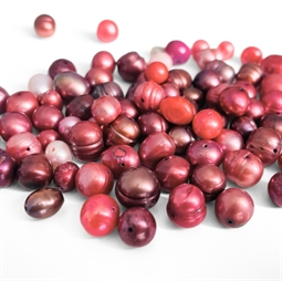 Bordeaux mix ferskvandsperler, 60 gram