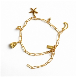 Inspirations DIY kædearmbånd med charms