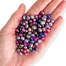 uregelmæssige perler med 0,6 mm hul
