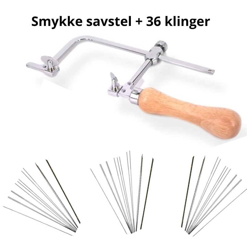 Smykke Savstel + 36 klinger