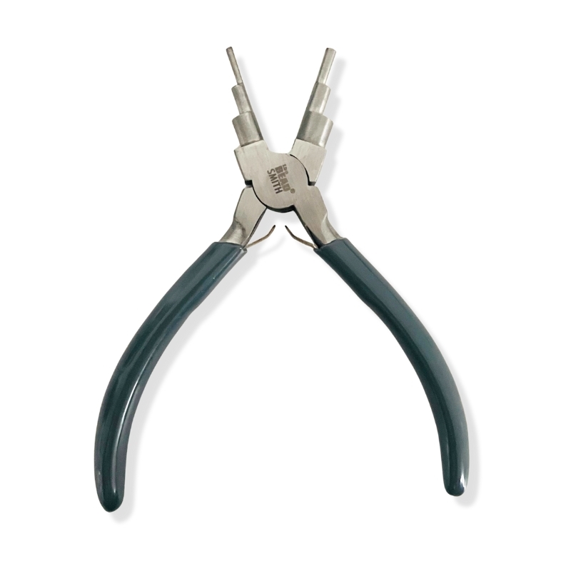 tang med rund kæbe og gummigreb