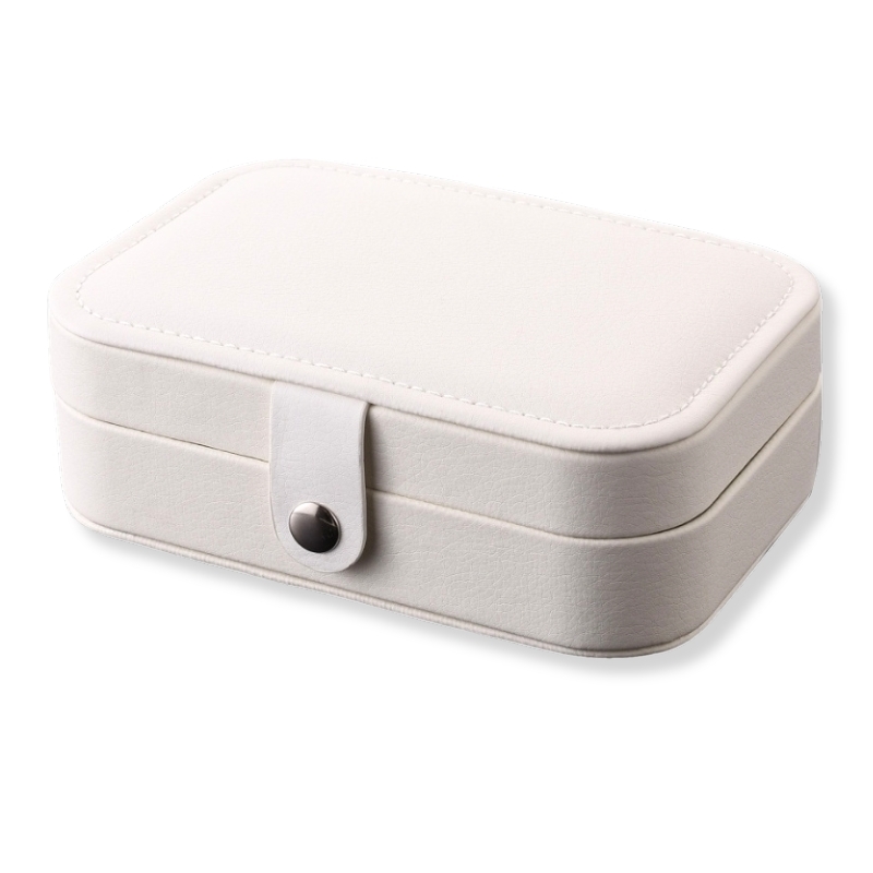 lille hvidt smykkeskrin