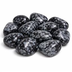 Obsidian snefnug natursten