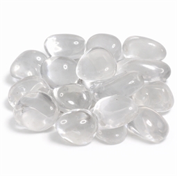 girasolekvarts lommesten klar hvid