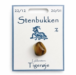 Stenbukken - Lykkesten og kort med beskrivelse