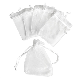 organza poser hvide 7x9