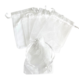 organza poser hvide 9x12