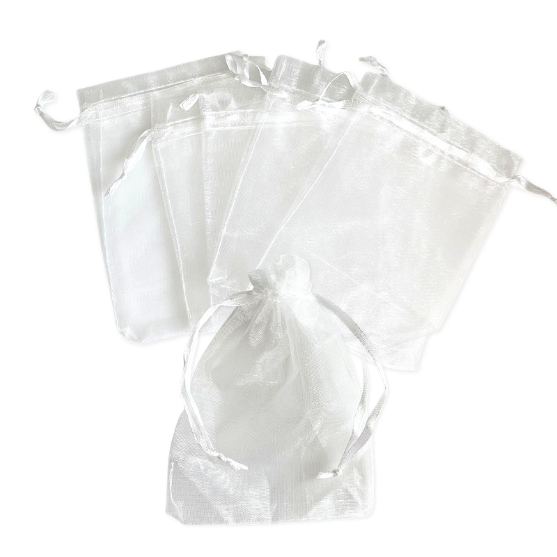 organza poser hvide 9x12