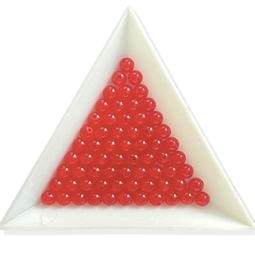 røde runde jadeperler