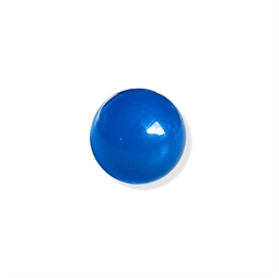 blå agat perle 10 mm uden hul