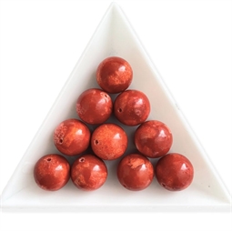 4 stk. 12 mm Skumkoral perler