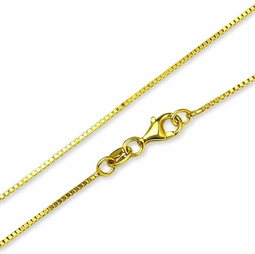 Veneziakæde med lås - 45 cm.