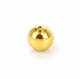 Forgyldt Perle 10 mm