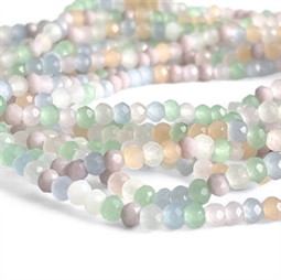 glasperler i pastel farvemix