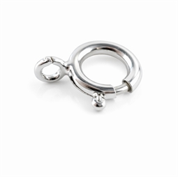 925 Sterling sølv Fjederlås 8 mm