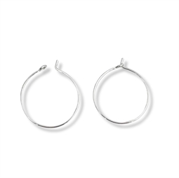 925 Sterling sølv Creoler / Hoops 20 mm