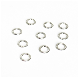 925 Sterling sølv Øsken / Lukket ring, 0,9 x 5,0 mm, 10 stk.