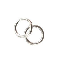 925 Sterling sølv Øsken / åben ring 1,2 x 12 mm, 2 stk.