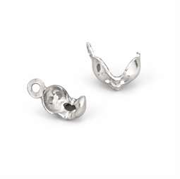  Endeafslutninger / Knudeskjulere, 2 stk. Sterling sølv