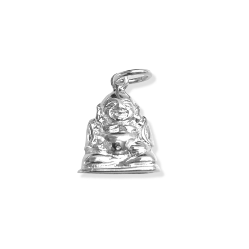 925 Sterling sølv Buddha vedhæng ca. 10 x 13 mm