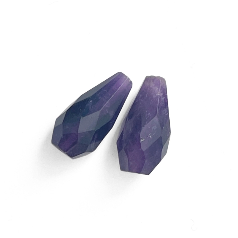 Ametyst dråber ass. 2 stk. 