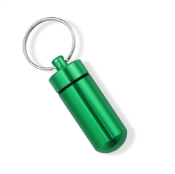 Grøn Opbevaringsvedhæng  i nøglering