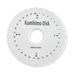 kumihimo skive rund