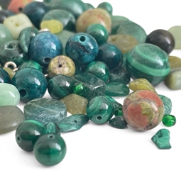 Grøn mix af stenperler