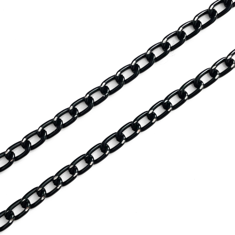 sort panzerkæde aluminium 5 mm