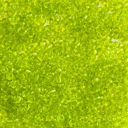 Klare Grønne Rocailles Perler, 20 g 