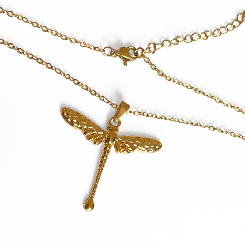 Halskæde med guldsmed