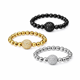 Inspiration til fingerringe lave af perler på smykkeelastik