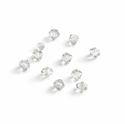 4 mm Swarovski bicone perler, 10 stk.