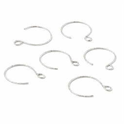 Stålfarvede ørekroge i kirurgisk stål